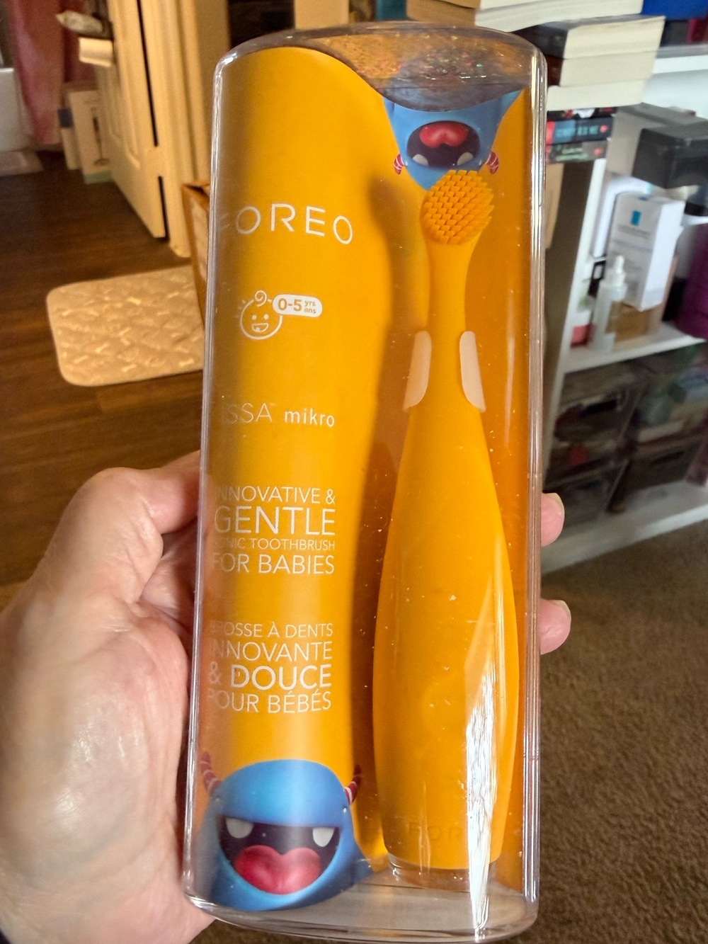FOREO Issa Mikro Rechargeable Sonic Toothbrush (ages 0-5)